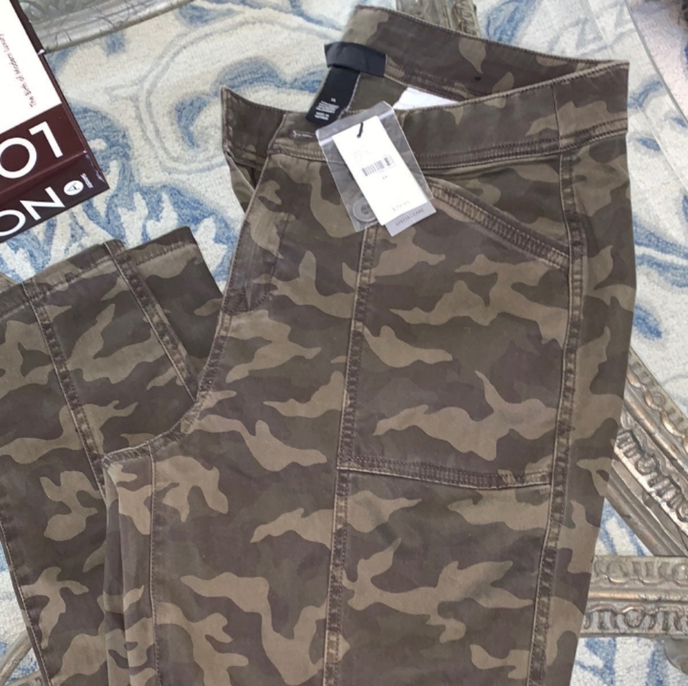 Lane Bryant straight leg camouflage jeans. Brand new with tags still attached.